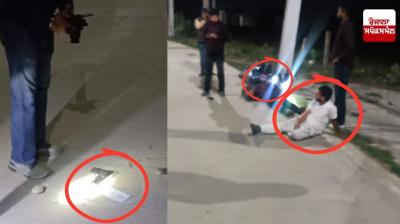 Encounter between police and gangsters in Ludhiana