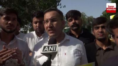 ਅਮਰੀਕੀ ਹਵਾਈ ਅੱਡੇ 'ਤੇ ਇੱਕ ਭਾਰਤੀ ਵਿਦਿਆਰਥੀ ਨਾਲ ਹੋਏ ਵਿਵਹਾਰ ਵਿਰੁੱਧ NSUI ਵੱਲੋਂ ਵਿਰੋਧ ਪ੍ਰਦਰਸ਼ਨ