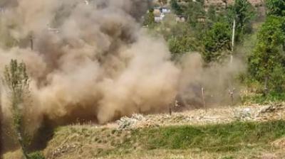 The fire in the forests of Pakistan-occupied Kashmir spread to the Indian border News in punjabi 