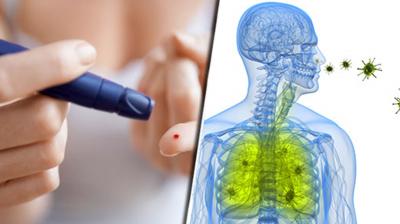 Diabetes and lung infection