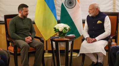 PM Modi met the President of Ukraine for the second time in 32 days