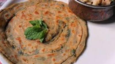 mint parantha recipe