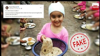  Fact Check Farmers Protest Girl Food Viral Photo Social Media 