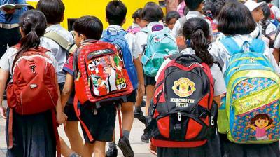 Fix weight of school bag 