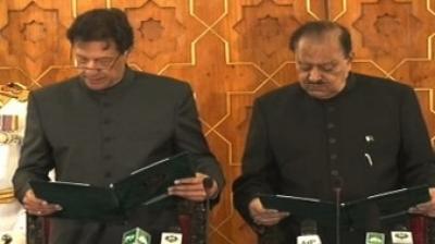 Imran Khan takes oath as PM
