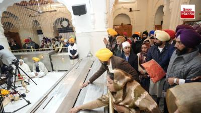 ਮੁੱਖ ਮੰਤਰੀ ਭਗਵੰਤ ਸਿੰਘ ਮਾਨ ਗੁਰਦੁਆਰਾ ਸ੍ਰੀ ਫਤਹਿਗੜ੍ਹ ਸਾਹਿਬ ਵਿਖੇ ਹੋਏ ਨਤਮਸਤਕ