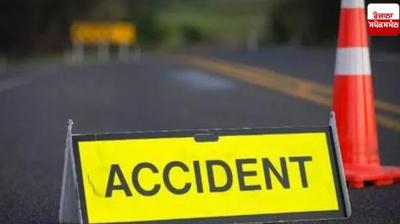 Bus hits scooty in Moga News