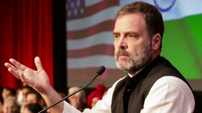 Rahul Gandhi In New York.