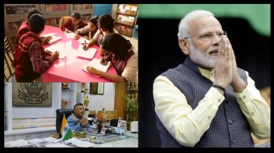 Students of jind school wrote letter to pm modi 