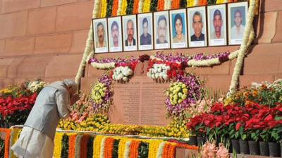 Prime Minister Narendra Modi pays tribute to martyrs