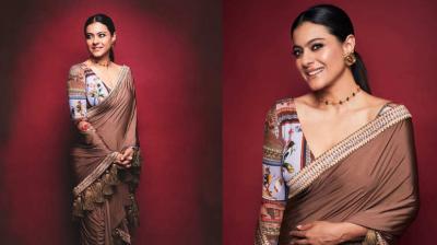 Kajol Look In saree