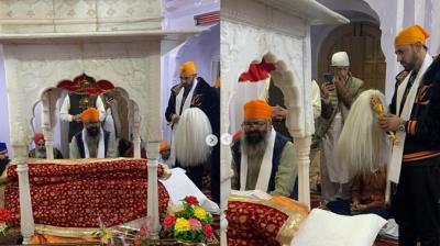 Gippy Grewal visit nankana sahib gurdwara