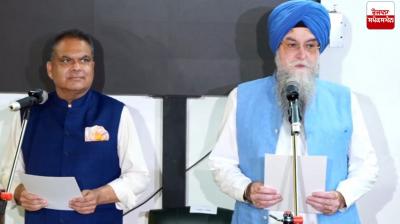 Newly elected MLA from Ludhiana West Sanjeev Arora takes oath