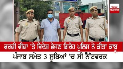 The gang of sending fake visa abroad was arrested by the police