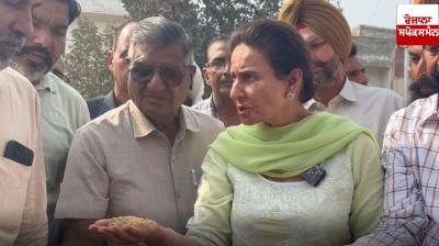 Maharani Praneet Kaur was protested by the farmers, they reached the markets to take stock of the procurement arrangements