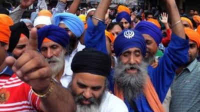 Sikh Protest against life imprisonment