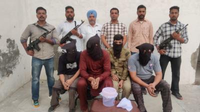 AGTF and Bathinda police arrest 4 operatives of Lawrence Bishnoi & Goldy Brar