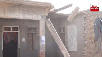 Yellow claws attack on the building illegally constructed by drug smuggler in 'Village Madrasa'