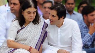 Maneka Gandhi and  Varun Gandhi