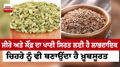  Cumin and fennel water is beneficial for health