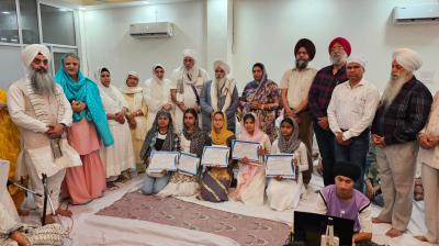 Jagat Mata Gujar Kaur Welfare Center Trust Jandiala Guru conducted the Chupihara Jap-Tap event