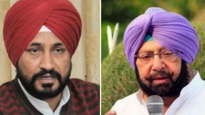 Charanjeet Channi, Captain Amarinder Singh 