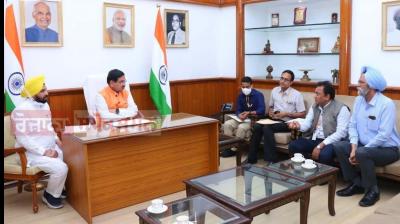 Punjab Power Minister Meets Union Coal Minister And Union Power Minister