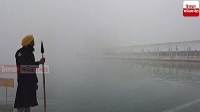 Dense fog covered Amritsar News in punjabi 