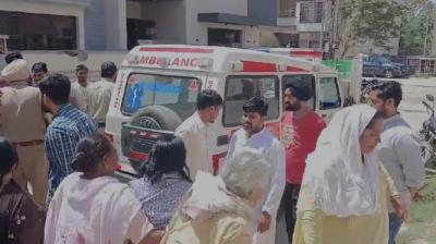 Taking girl's body to the hospital