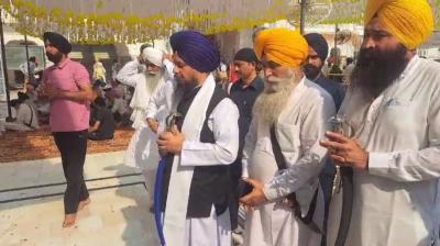 ਤਖਤ ਸ੍ਰੀ ਦਮਦਮਾ ਸਾਹਿਬ ਦੇ ਜਥੇਦਾਰ ਗਿਆਨੀ ਹਰਪ੍ਰੀਤ ਸਿੰਘ ਜੀ  ਸ੍ਰੀ ਅਕਾਲ ਤਖਤ ਸਾਹਿਬ ਪੁੱਜੇ