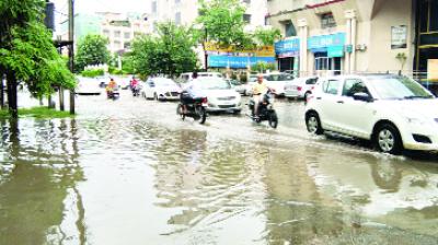 Rain Water Collected in Streets