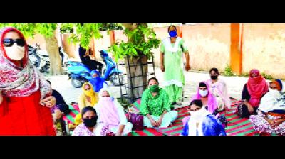 ਜ਼ਿਲ੍ਹਾ ਪਧਰੀ ਮੀਟਿੰਗ ਨੂੰ ਸੰਬੋਧਨ ਕਰਦੇ ਹੋਏ ਸੂਬਾ ਪ੍ਰਧਾਨ ਹਰਗੋਬਿੰਦ ਕੌਰ। ਸੰਜੂ