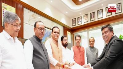 ਭਾਜਪਾ ਵਿਧਾਇਕ ਰਾਹੁਲ ਨਰਵੇਕਰ ਨੇ ਮਹਾਰਾਸ਼ਟਰ ਵਿਧਾਨ ਸਭਾ ਦੇ ਸਪੀਕਰ ਲਈ ਨਾਮਜ਼ਦਗੀ ਦਾਖ਼ਲ ਕੀਤੀ