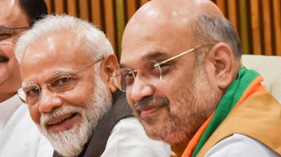 narinder modi and Amit