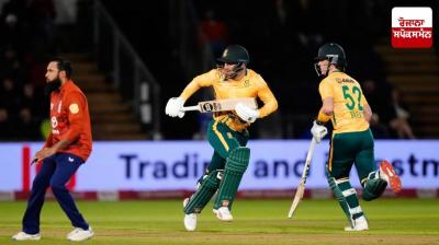 England beat South Africa by 146 runs in the second T20I