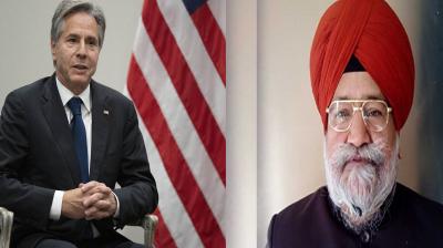 Antony Blinken,  Satnam Singh Chahal