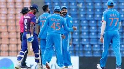  Asia Cup: India beat Nepal by 10 wickets, place in Super-4