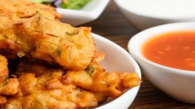 Try this leftover rice pakoda recipe