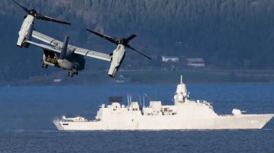 Four US Marines have been killed in a plane crash during a NATO exercise