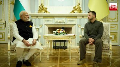 Prime Minister Modi held talks with Ukrainian President Zelensky