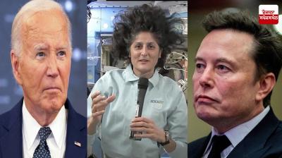 Sunita Williams could not come to earth because of Biden, Elon Musk statement in punjabi 