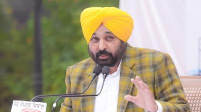 Bhagwant Mann targeted bikram Majithia on Arrest of Langah's son News in punjabi 