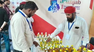 Stalls representing culture and tourist places of Punjab remain center of attraction