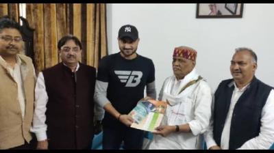  BJP state leader met with Harbhajan