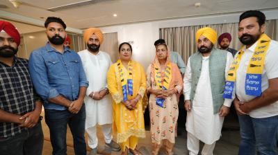 Aam Aadmi Party gets a big boost in many Lok Sabha constituencies of Punjab