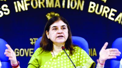 Union minister for Women and Child Development Maneka Gandhi
