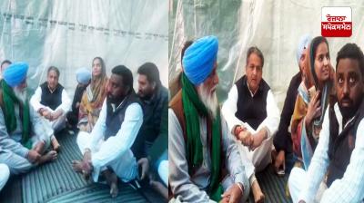 ਸਾਬਕਾ ਕੈਬਨਿਟ ਮੰਤਰੀ ਵਿਜੇ ਇੰਦਰ ਸਿੰਗਲਾ ਖਨੌਰੀ ਬਾਰਡਰ ’ਤੇ ਜਗਜੀਤ ਸਿੰਘ ਡੱਲੇਵਾਲ ਦਾ ਹਾਲ ਚਾਲ ਜਾਣਨ ਪਹੁੰਚੇ