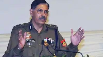 Delhi police commissioner Sanjay Arora