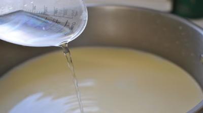 Children in Chandigarh drinking milk heavily diluted