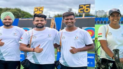  Archers of Punjabi University made a winning start in the ongoing 'World University Games' in China